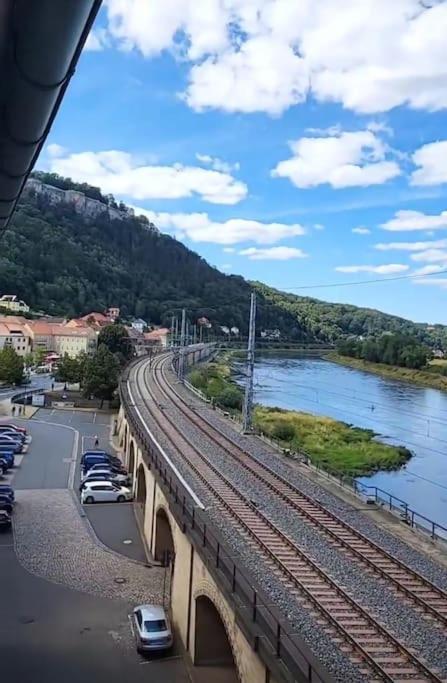 Apartament Elbblick Königstein an der Elbe Zewnętrze zdjęcie